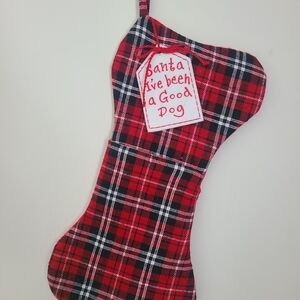 Plaid Christmas Cat & Dog Xmas Stockings (Price Is For All 4)
